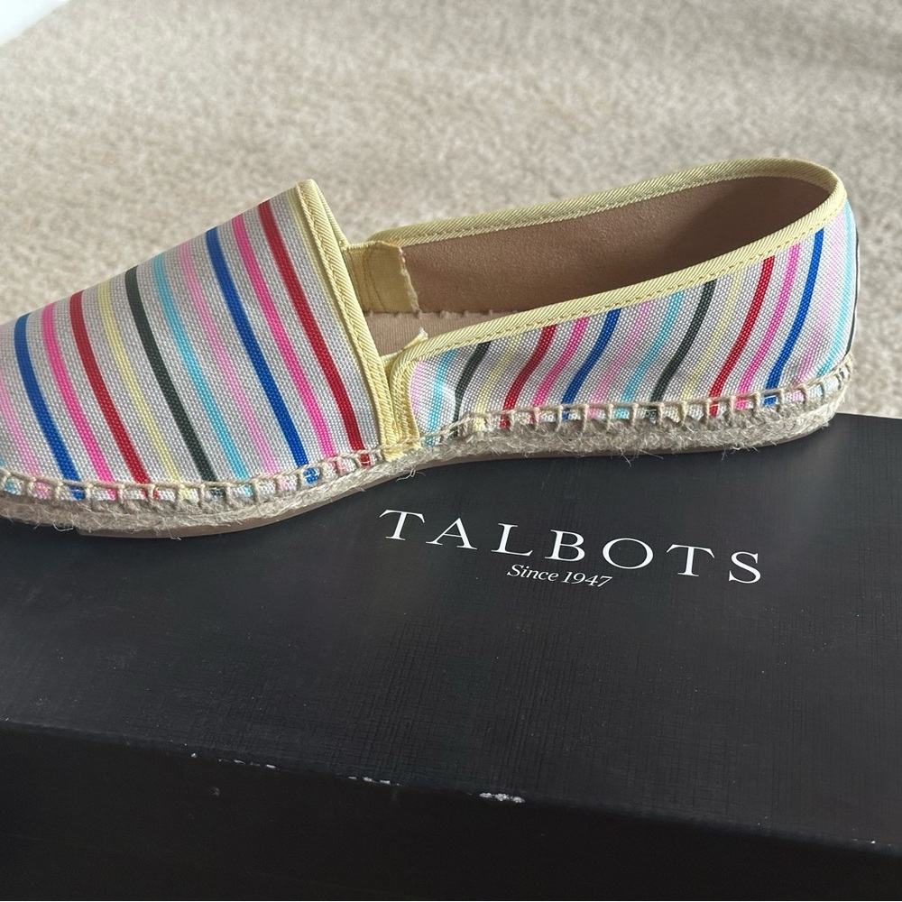 Talbots Multicolor Striped Espadrilles - Picture 2 of 4
